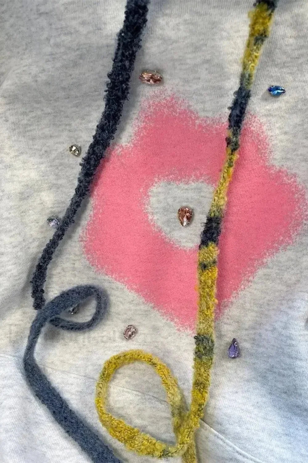 Glitter Sequin Loose Fit Hooded Hoodie