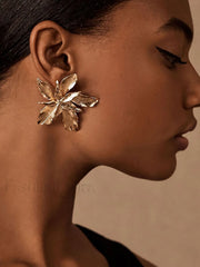 Gold Flower Drop Dangle Earring Gold Jewelry