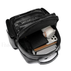 Goth Style Large Capacity Skull Multi function Unisex Waterproof Backpack Black