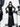 Gothic Mermaid Bodycon Long Maxi Fishtail Sleeve Lace Cocktail Ruched Dress Secondary image