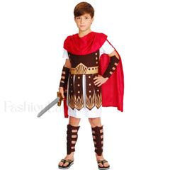 Greek Roman Warrior Knight Costume for Halloween XL (6 10Y)