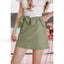 Green Bow Workwear A Line Skirt Darkgreen / S