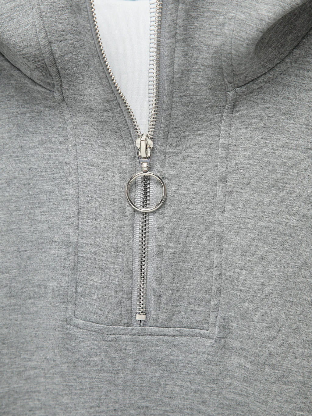 Half Zip Graceful Double Pockets Hoodie Sweatshirts