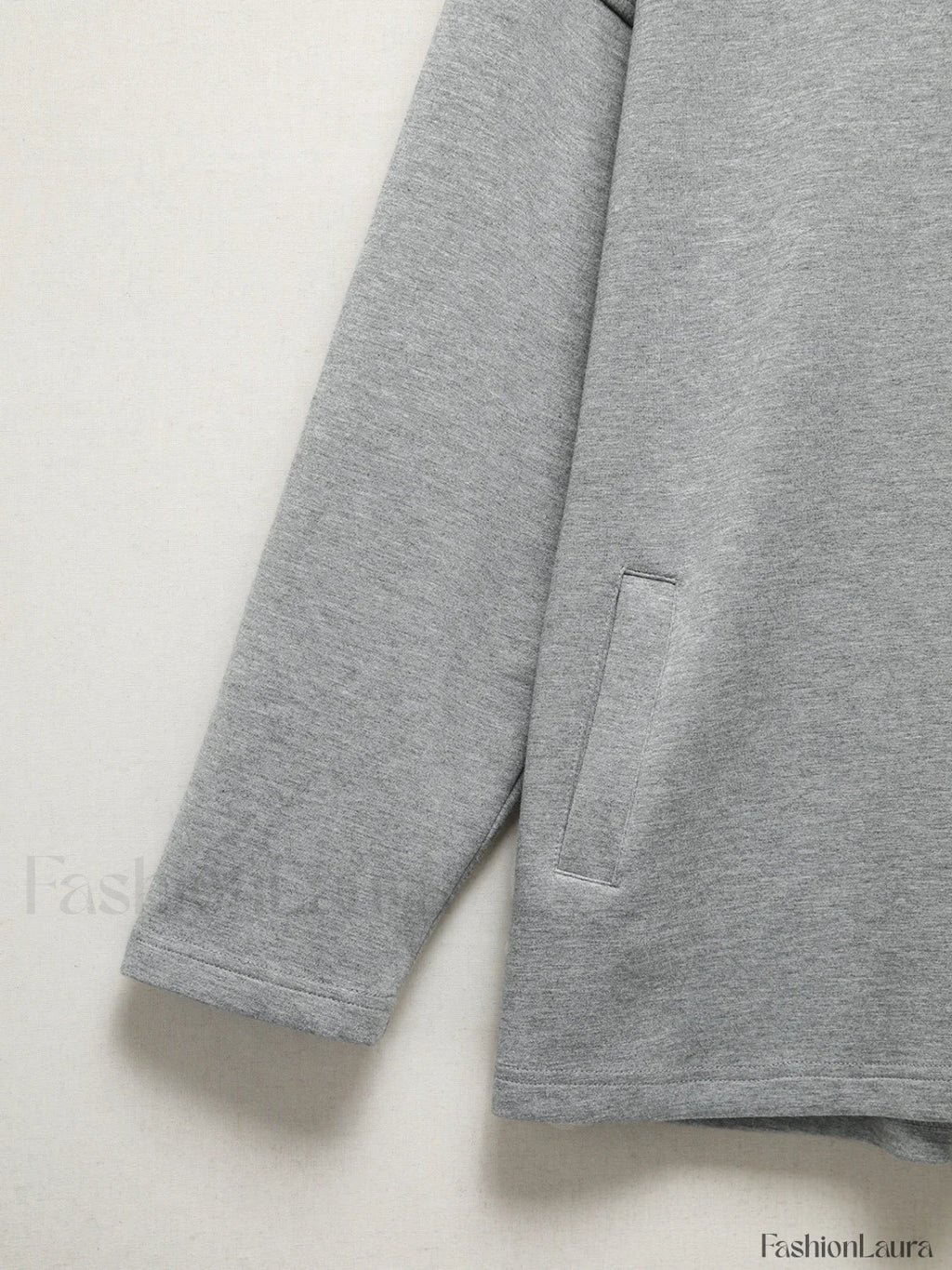 Half Zip Graceful Double Pockets Hoodie Sweatshirts