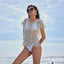 Halter Hollow Knit Maxi Cover Up KHAKT / S