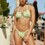 Halter Micro Brazilian Bikini Set green / S
