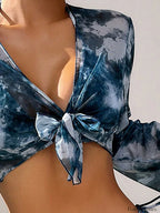 Halter Tie Dye Three Piece Set