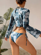 Halter Tie Dye Three Piece Set