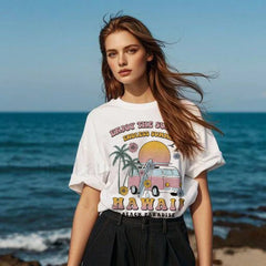 Hawaii Funny Western Rodeo Graphic T Shirt