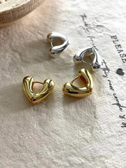 Heart Charming Decor Earrings Earrings
