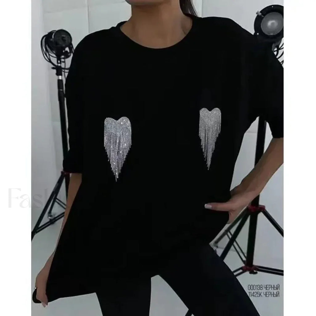 Heavy Love Hot Drill Cotton T Shirt