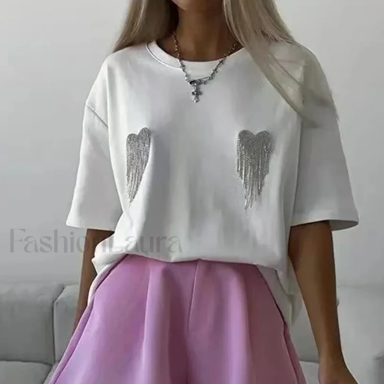 Heavy Love Hot Drill Cotton T Shirt Main image