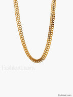 Herringbone Charming Necklace Golden / One Size Necklaces