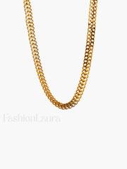 Herringbone Charming Necklace Golden / One Size Necklaces