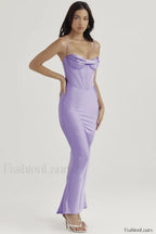 Herringbone Elegant Corset Dress