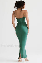 Herringbone Elegant Corset Dress