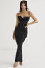 Herringbone Elegant Corset Dress XS / Black