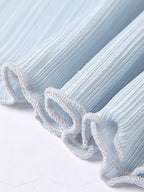 High Neck Semi Sheer Knit Top Tops&Tees