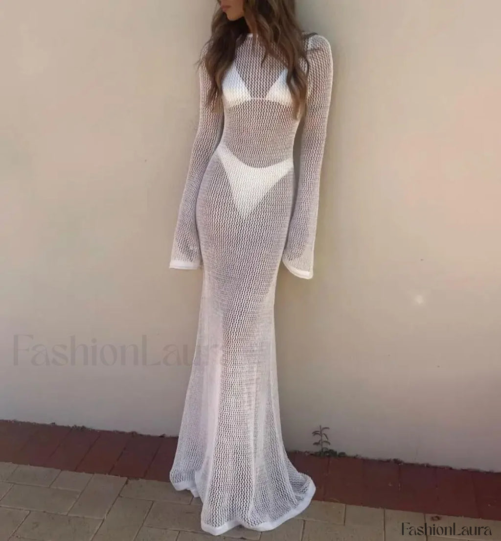 High Quality Backless Long Cover Up