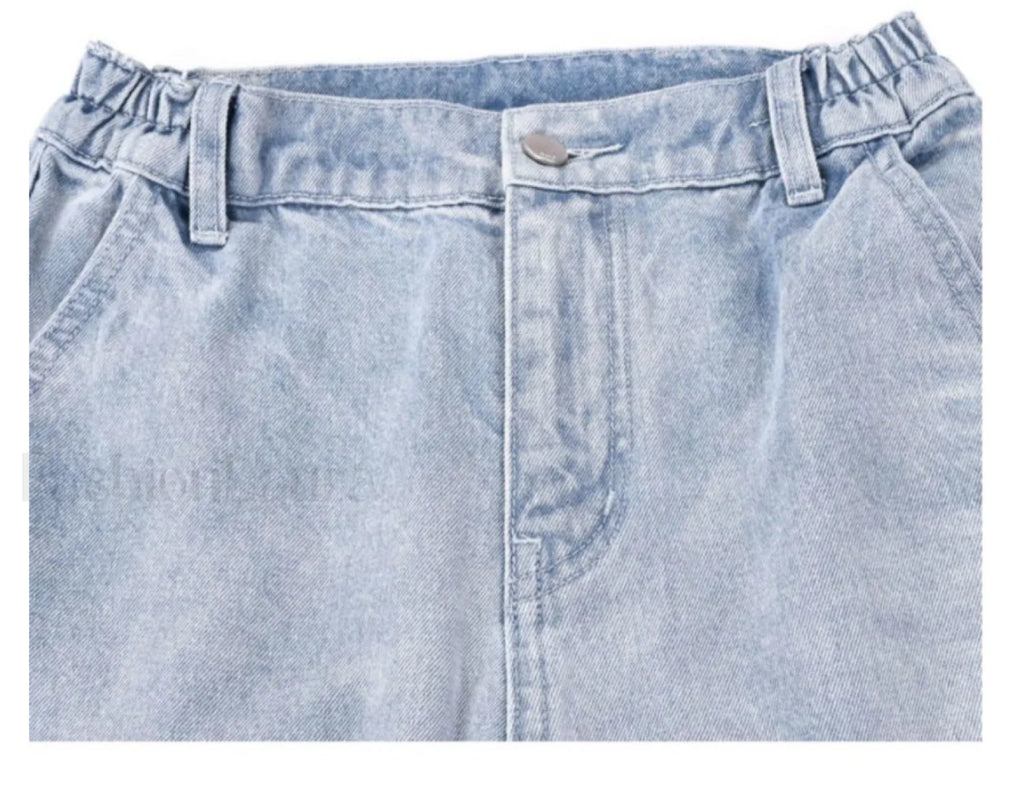 High Street Retro Trendy Loose And Wide Jeans women clothing