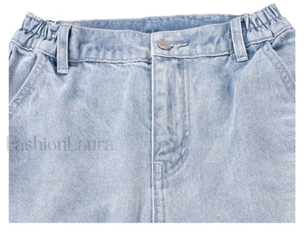 High Street Retro Trendy Loose And Wide Jeans women clothing