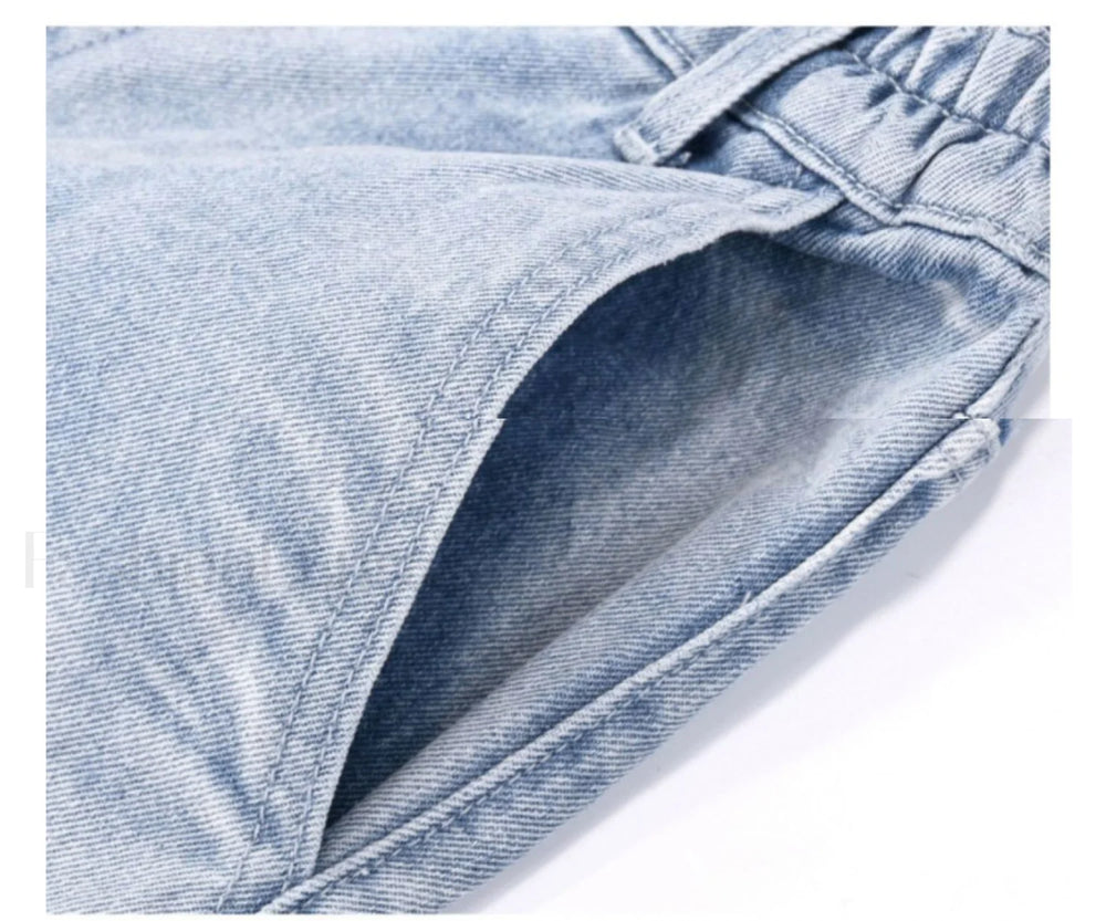 High Street Retro Trendy Loose And Wide Jeans women clothing