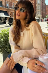 High Waist Slim Fit Cardigan