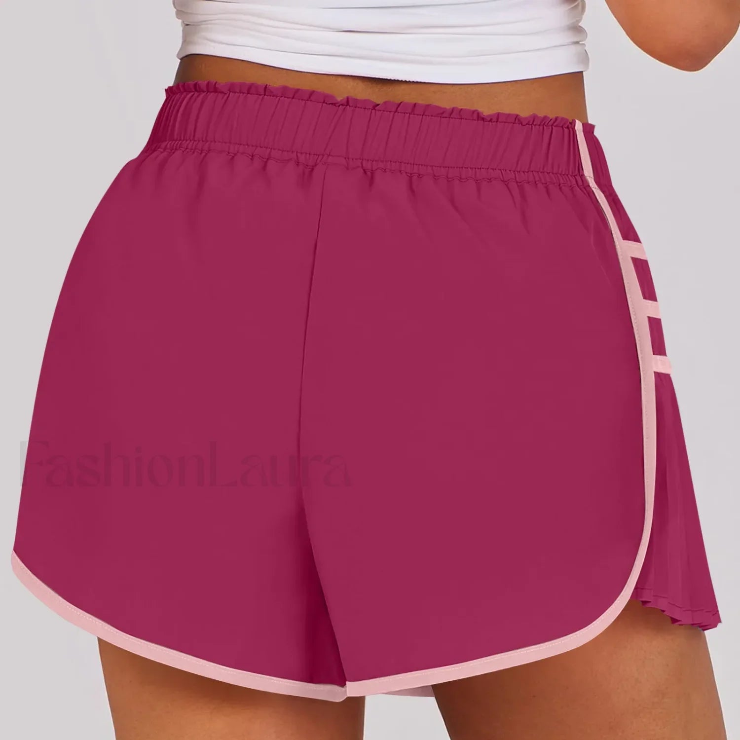 High Waist Sports Running Workout Yoga Quick Dry Gym Short Secondary image