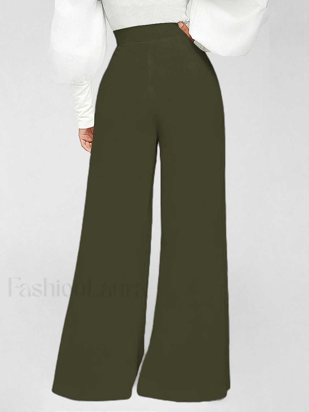 High Waisted Wide Leg Pants Pants