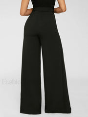 High Waisted Wide Leg Pants Pants