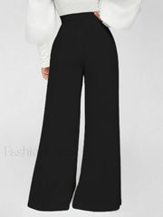 High Waisted Wide Leg Pants Pants