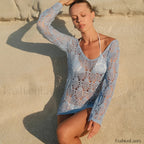 Holiday Tie Back Swimsuit Cover Up