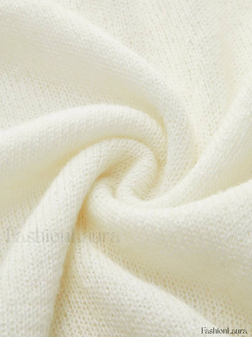 Hollow Draped Snug Knit Top Knit Tops
