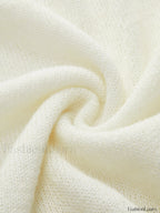 Hollow Draped Snug Knit Top Knit Tops