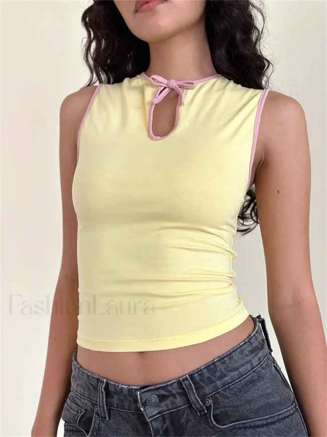Hollow Out Fairy Tee Crop Top Main image