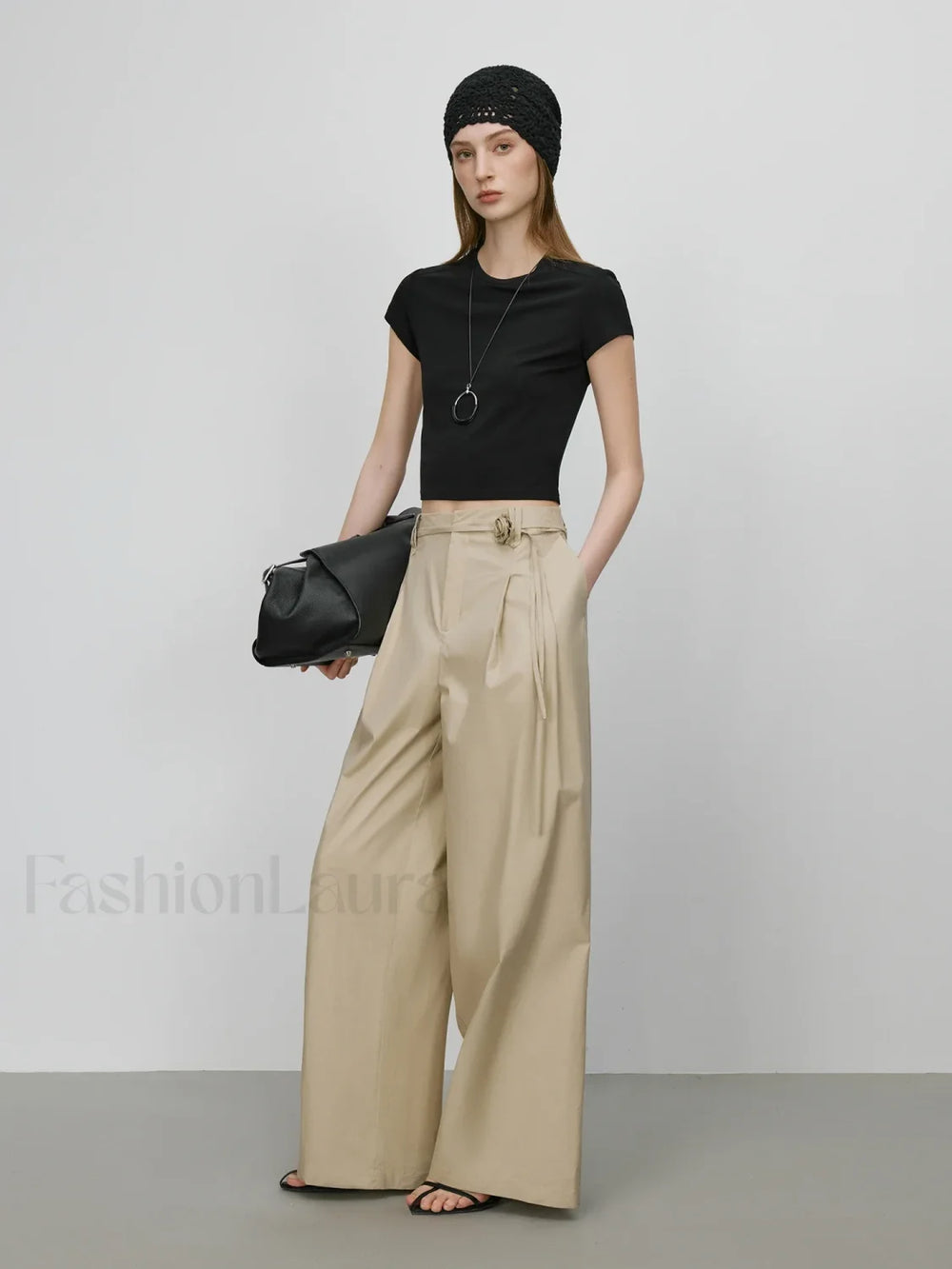 Ice Feel Slim Black Short Sleeve T Shirt