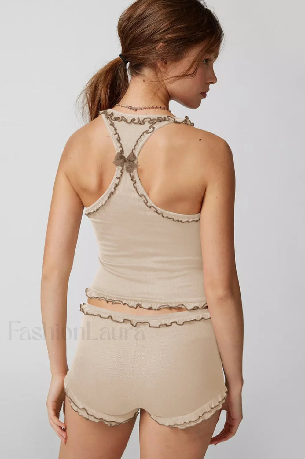 Idalia Corset Top Charming + Shorts Set