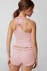 Idalia Corset Top Charming + Shorts Set