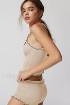 Idalia Corset Top Charming + Shorts Set