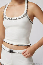 Idalia Corset Top Charming + Shorts Set