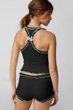 Idalia Corset Top Charming + Shorts Set