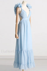 Indy Elegant Chiffon Dress M / Pink