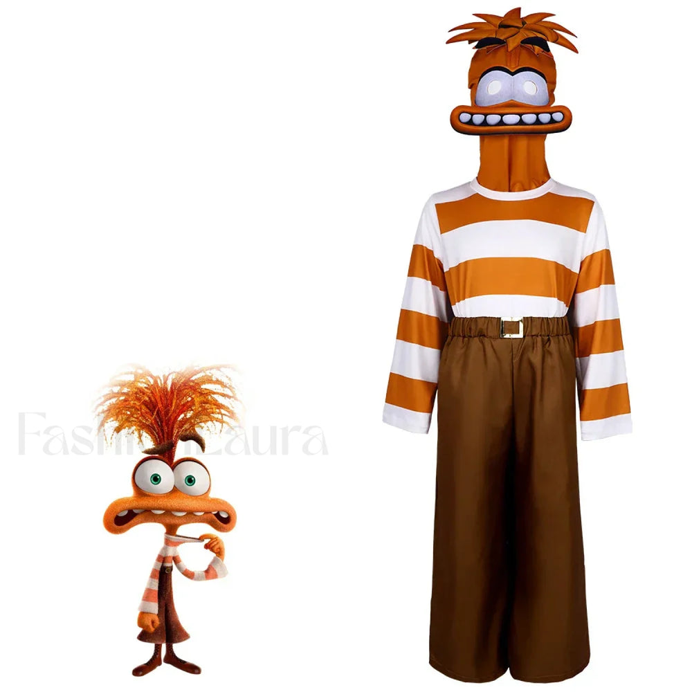 Inside Out Cosplay Kid Cartoon Halloween 2 Sadness Anger Party Disgust Joy Costume Kid size 110 / Style C