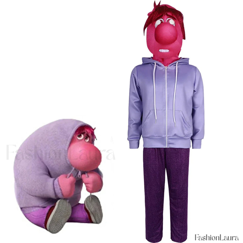 Inside Out Cosplay Kid Cartoon Halloween 2 Sadness Anger Party Disgust Joy Costume Kid size 110 / Style H