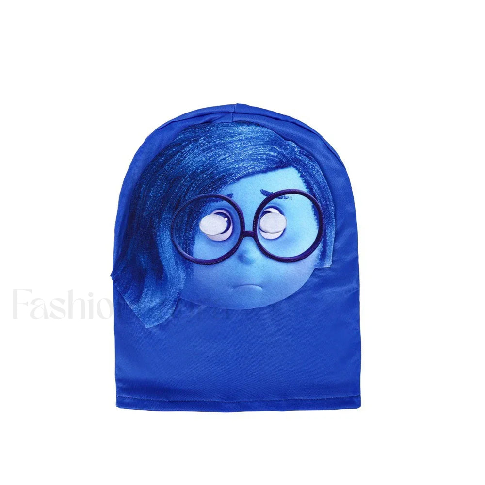 Inside Out Cosplay Kid Cartoon Halloween 2 Sadness Anger Party Disgust Joy Costume Kid size 110 / Style M