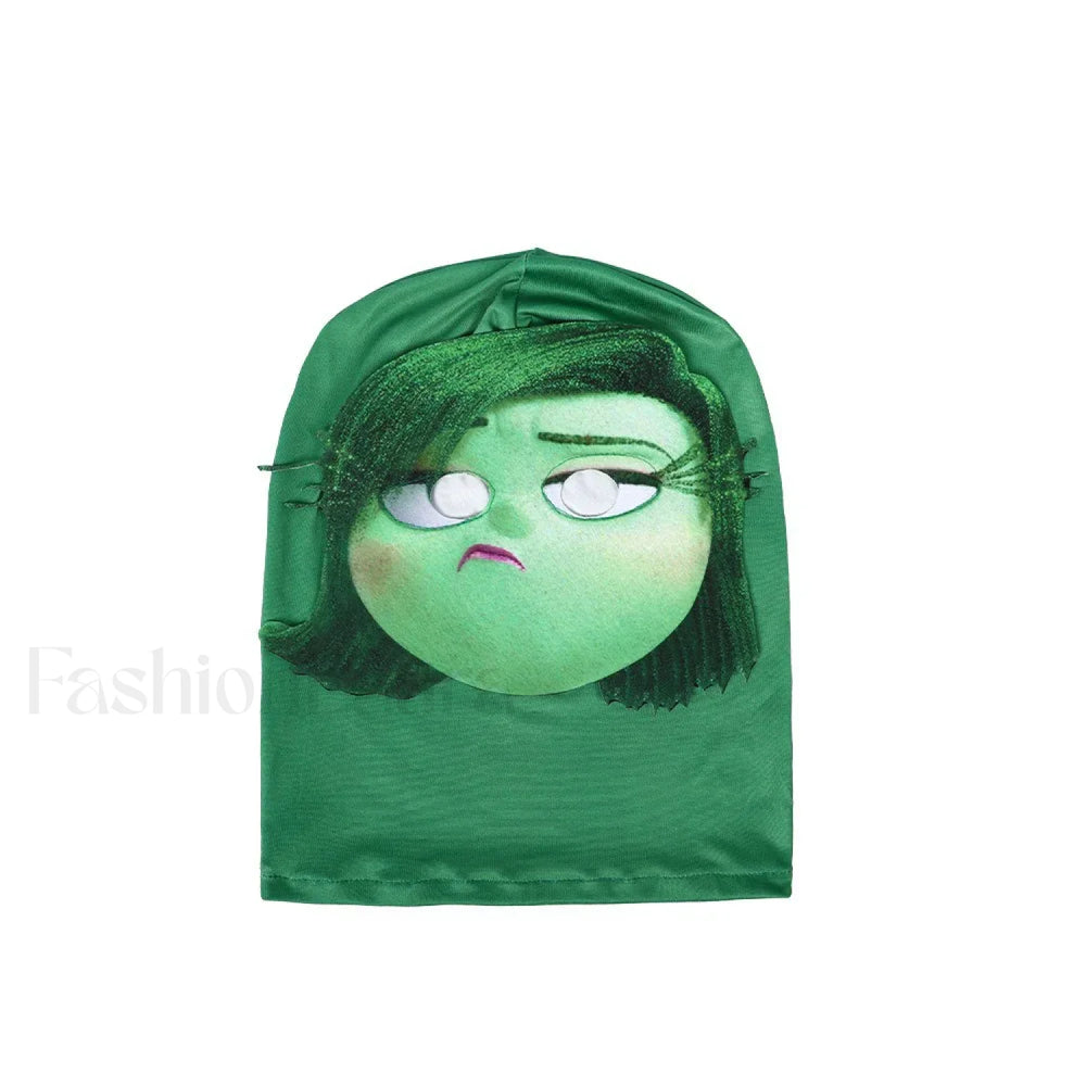 Inside Out Cosplay Kid Cartoon Halloween 2 Sadness Anger Party Disgust Joy Costume Kid size 110 / Style N