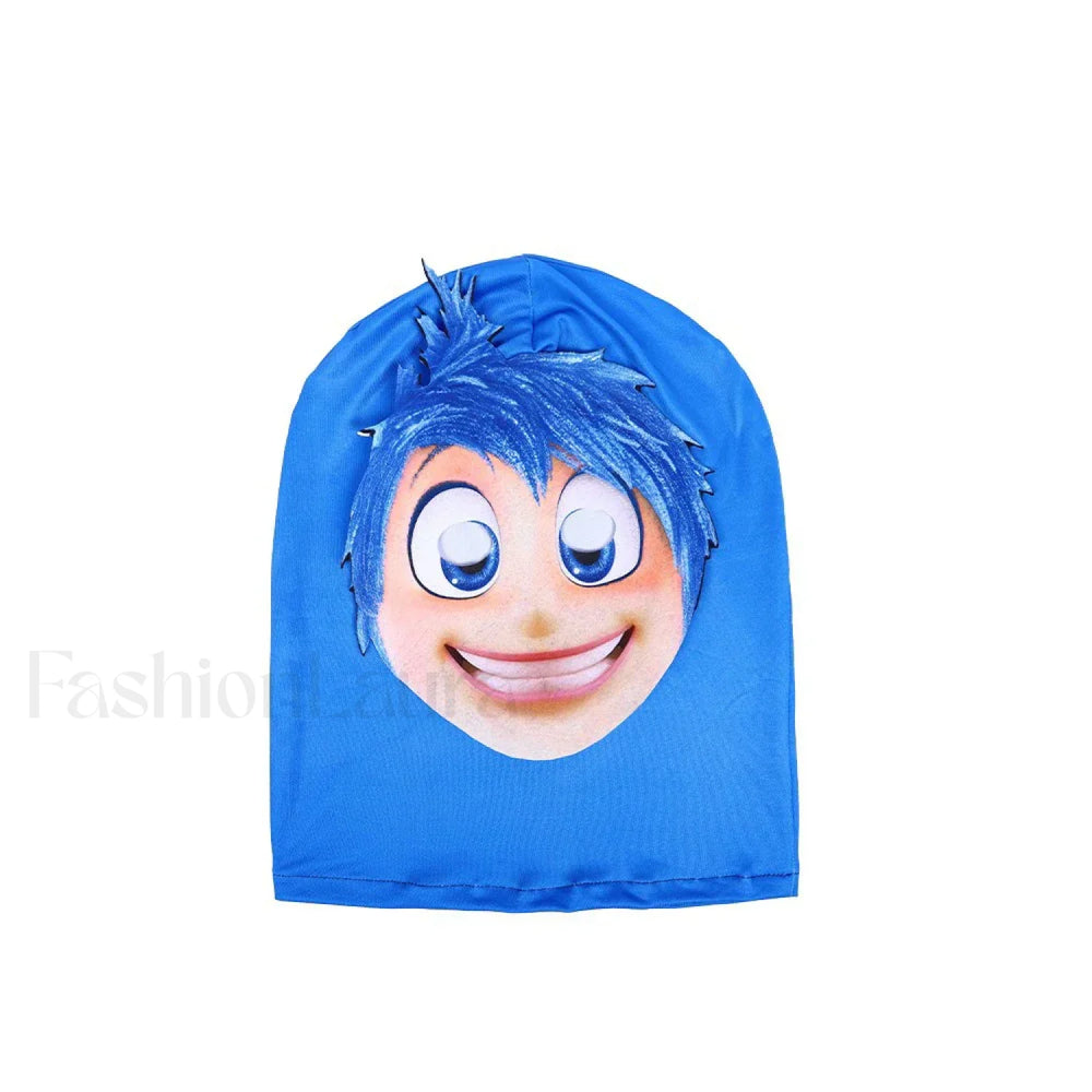 Inside Out Cosplay Kid Cartoon Halloween 2 Sadness Anger Party Disgust Joy Costume Kid size 110 / Style O
