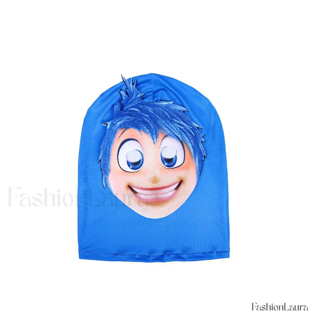 Inside Out Cosplay Kid Cartoon Halloween 2 Sadness Anger Party Disgust Joy Costume Kid size 110 / Style O
