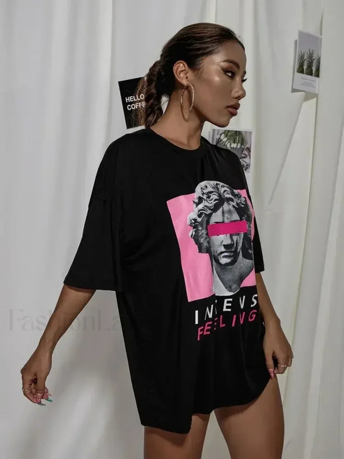 Intense Feelings Drop Shoulder T Shirt