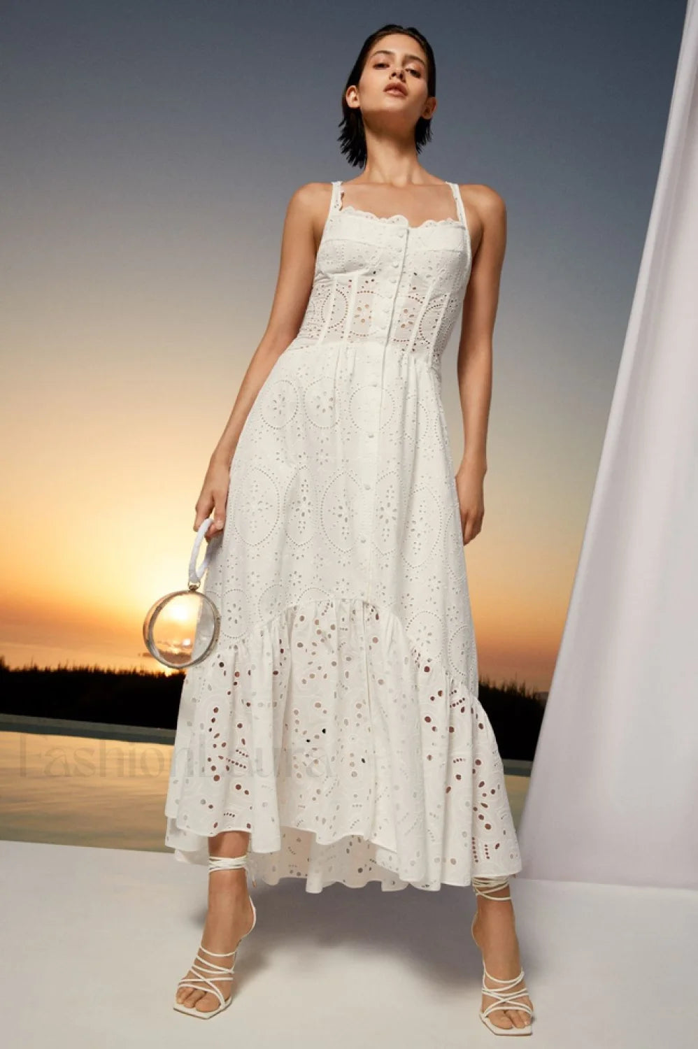 Irene Printed Stylish Maxi Dress